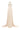 Beige Crystal-Embellished Corset Maxi Dress with Detachable Train - IHF STUDIO