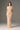 Beige Floral Garden Lace bustier column dress with off-shoulder details - IHF STUDIO