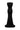 Black shimmer jersey maxi dress with a draped cowl neckline and delicate embellishments - IHF STUDIO