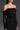 Black Floral Garden Lace Off-Shoulder Mermaid Dress With Silk Waist Belt - IHF STUDIO