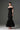 Black Floral Garden Lace Off-Shoulder Midi-Mermaid Dress - IHF STUDIO