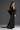 Black Floral Garden Lace Square-Neck Column Dress With Large Back Bow - IHF STUDIO
