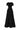 Black Floral Garden Short Sleeves A-Line Maxi Dress - IHF STUDIO