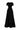 Black Floral Garden short-sleeve maxi A-line dress - IHF STUDIO