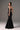 Black Floral Vine Lace mermaid maxi dress with cupped bodice - IHF STUDIO