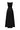 Black silk taffeta trapeze maxi A-line dress with crystal embellishment - IHF STUDIO