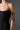 Black Taffeta Maxi Corset Dress with Off-Shoulder Sequin Embellishment - IHF STUDIO