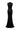 Black Twisted Drape Jersey Maxi Dress With Crystal-Embellished Neckline - IHF STUDIO