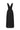 Black Vine Guipure Lace V-Neck Midi A-Line Dress With Draped Details And Two Mini Bows - IHF STUDIO