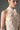Ivory Floral Garden Lace and Agate Silk halter mini dress with long bow straps and hand-applied 3D lace motifs.