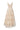 Ivory Floral Garden Lace Trapeze Midi Mullet A-line Dress With Pearl Cluster Embellishment - IHF STUDIO