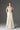 Ivory Floral Vine Lace Off-Shoulder A-line Dress With Draped Details Taffeta - IHF STUDIO