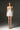 Ivory Satin Silk BustierMini Dress With Lotus-Petal Shaped Detailing - IHF STUDIO