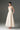 Ivory Silk Taffeta Trapeze Midi Mullet A-line Dress With Crystals Embellishment - IHF STUDIO