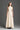 Ivory Vine Floral Lace Halter Midi A-Line Dress With Waist Cut-Out And Crystal Embellishment - IHF STUDIO