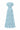 Light blue Floral Garden short-sleeve A-line maxi dress - IHF STUDIO