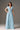 Light blue Floral Garden short-sleeve A-line maxi dress - IHF STUDIO