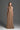 Light Brown Vine Guipure Lace A-Line Dress With Ruffle Collar - IHF STUDIO