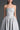 Light Grey Silk Taffeta Bustier Midi Mullet A-Line Dress With Crystal Embellishment - IHF STUDIO