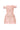 Light Pink Floral Garden Lace Bustier Mini Column Dress With Off-Shoulder Details - IHF STUDIO