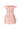Light Pink Floral Garden Lace Bustier Mini Column Dress With Off-Shoulder Details - IHF STUDIO