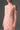 Light Pink Floral Garden Lace Dress With Halter Neck And Long Sleeves - IHF STUDIO