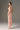 Light Pink Floral Garden Lace Dress with Waist Cut-Out Details - IHF STUDIO