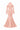Light pink Floral Garden Lace mermaid dress with halter neck and long sleeves - IHF STUDIO
