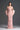 Light Pink Floral Garden Lace Square-Neck Column Dress With Large Back Bow - IHF STUDIO
