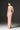 Light pink Floral Garden Lace V-neck maxi-column dress with crystal cluster embellishment - IHF STUDIO