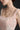 Light Pink Lacquered Brocade Strapless A-line Mini Dress with Pearl-Embellished Shoulder - IHF STUDIO