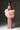 Light Pink Mesh Lace Halter-Tie Maxi Dress with Petite Sequin & Crystal Details - IHF STUDIO