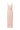 Light Pink Mesh Lace Square-Neck Midi Dress with Petite Sequin & Leather Belt - IHF STUDIO
