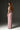 Light Pink Silk Taffeta Bustier Column Dress With Lotus Pental-Shaped - IHF STUDIO