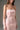 Light Pink Taffeta Column Maxi Dress with Crystal Embellishments - IHF STUDIO