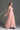 Light pink Vine Floral Lace halter midi A-line dress with waist cut-out and crystal embellishment - IHF STUDIO