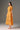 Orange Floral Garden Short Sleeves A-line Midi Dress - IHF STUDIO