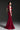 Red Floral Garden Lace Halter Mermaid Maxi Dress with Waist Cut-Out - IHF STUDIO