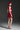 Red Floral Garden Lace Halter Mini Dress with Waist Cut-Out - IHF STUDIO