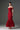Red Floral Garden Lace Off-Shoulder Midi-Mermaid Dress - IHF STUDIO