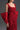 Red Floral Garden Lace Square-Neck Column Dress With Large Back Bow - IHF STUDIO
