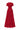 Red Floral Garden Short Sleeves A-Line Maxi Dress - IHF STUDIO