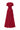 Red Floral Garden short-sleeve maxi A-line dress - IHF STUDIO