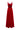 Red Taffeta Pleated Chiffon Maxi A-line Gown with Sequin Floral Cape Panel - IHF STUDIO