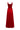 Red Taffeta Pleated Chiffon Maxi A-line Gown with Sequin Floral Cape Panel - IHF STUDIO