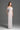 White Architectural Lace Off-Shoulder Dress With Crystal Embellishment - IHF STUDIO