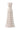 White Botanical Floral Lace Maxi A-Line Dress with Deep V-Neck Dress and Lace - IHF STUDIO
