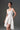 White floral vine lace U-neck mini mullet dress - IHF STUDIO