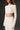 White Mesh Lace Long-Sleeve Crop Top & Beige Mesh Lace Column Skirt Set - IHF STUDIO