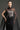 White Silk Square Crisscross Strapless Column Dress with Black Silk Taffeta - IHF STUDIO